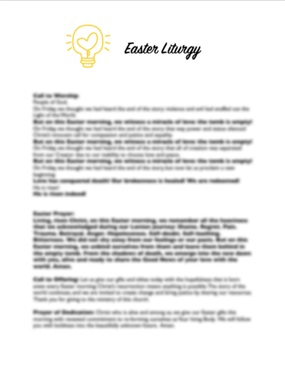 Easter Liturgy
